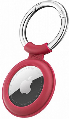 Чохол-брелок ESR Cloud Silicone Keychain Case для AirTag Red