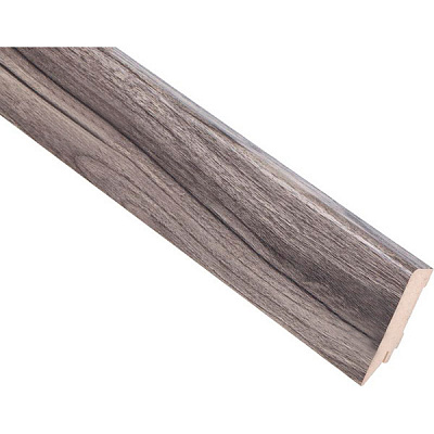 Плинтус прямой ОМиС 2400x80x19 мм дуб бордо