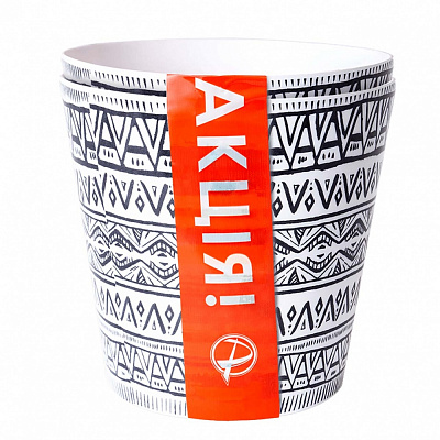 Вазон пластик Деко 16х15,5 см комплект 3 шт. круглый микс 1,8 л Алеана (117003)