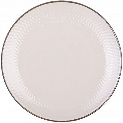 Тарілка обідня Rombique Beige 19 см Bella Vita