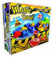 Набор для лепки Strateg Magic sand 0,450 + трактор