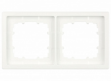 Рамка двойная Siemens Style белый полярный 5TG13220WH