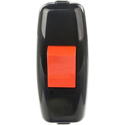 Выключатель для бра 6 А 250В IP20 черный 715-1121-611