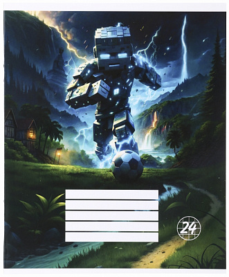 Тетрадь школьная Pixel_25 24 листа в клеточку Nota Bene