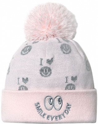 Шапка ESLI р.50-52 рожево-сірий 18С-259СП