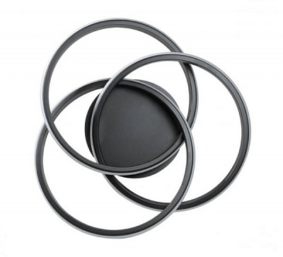 Люстра потолочная LED CONCEPT BELVILLE R 79 Вт черный