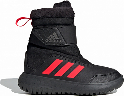 Ботинки для мальчиков детские Adidas WINTERPLAY C IF1718 р.33 черный