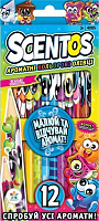 Набор карандашей Scentos Фантазия с ароматом 12 цветов