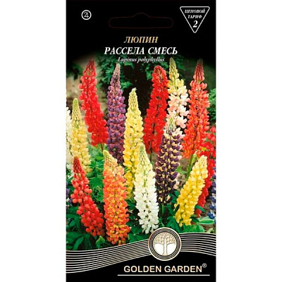 Семена Golden Garden люпин Рассела смесь 0,5 г