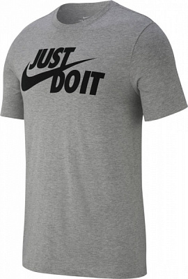 Футболка Nike M NSW TEE JUST DO IT SWOOSH AR5006-063 р.XL сірий