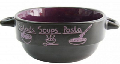 Бульонница Black Stone Purple 14 см 680 мл A04100-165318 Astera