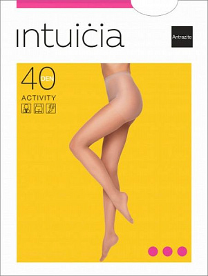 Колготки женские Интуиция Activity 40 Den р. 4 серый 