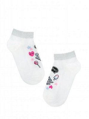 Шкарпетки жіночі Conte CE Active (ультракороткі) 15С-46СП р. 25 білий 1 пар