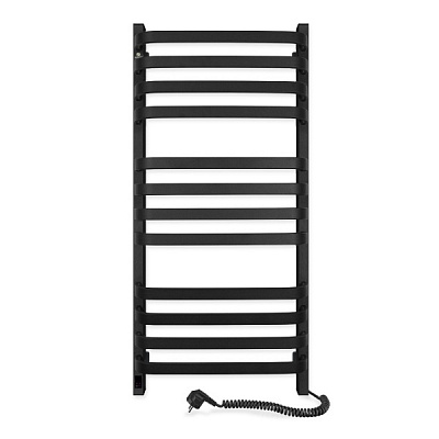 Полотенцесушитель электрический NAVIN Stugna 480х1000 мм Sensor правый черный муар (12-249053-4810) 