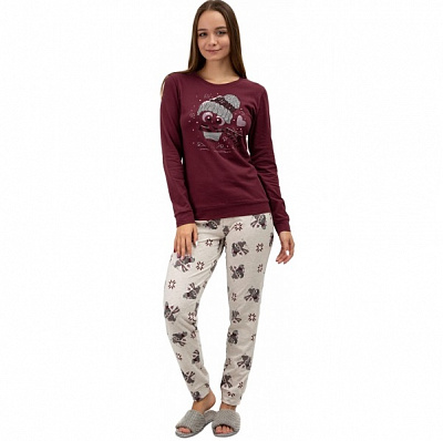 Пижама женская Roksana 1034/16049 р. L баклажановый 