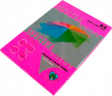 Бумага цветная Crystal A4 80 г/м Neon Pink 342 розовый 