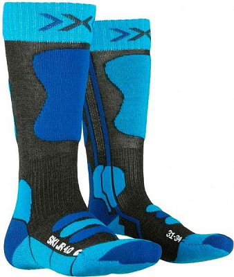 Носки X-Bionic SKI JR 4.0 XS-SS00W19J-G285 голубой р.35-38