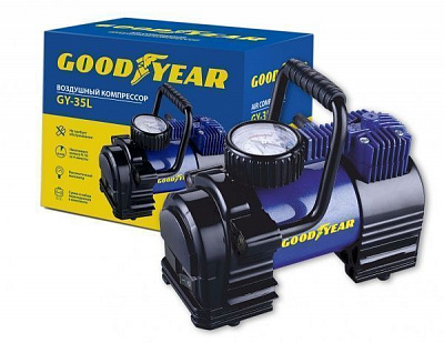 Компресcор автомобильный Goodyear GY-35L со съемной ручкой