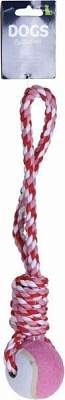 Іграшка для собак м'яч на мотузці 32х8х7 см