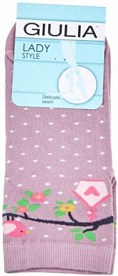 Шкарпетки жіночі Giulia WS2C/Sl-002 р. 39-40 бузковий