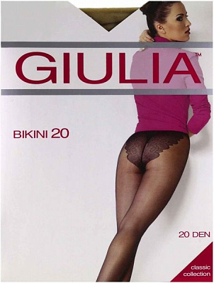 Колготки Giulia Бикини 20 den даино р. 2 кремовый 