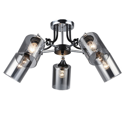 Люстра потолочная Victoria Lighting 5x60 Вт E27 хром Delia/PL5 chrome