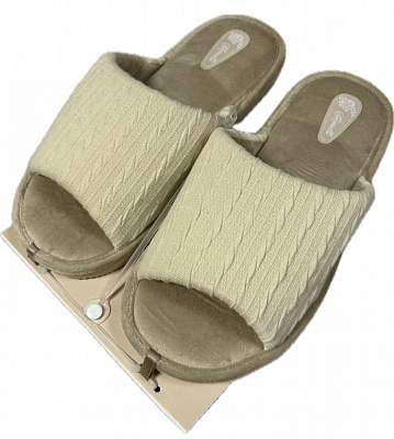 Тапки домашние Gemelli Мелодия р.38 молочный