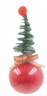 Декоративная подвеска Шар 13 см прозрачный NY21115