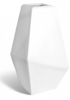 Ваза Rezon Геометрия V013 25 см белый 