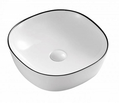 Умивальник-чаша Koller Pool Orion Black Line 400x400x120 мм OBL-400-W