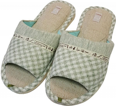 Тапки домашние Gemelli Мелана 3 р. 36 зеленый 
