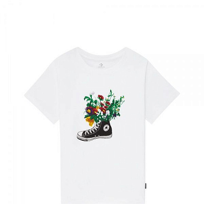 Футболка Converse Flowers are Blooming Tee 10021074-A03 р.S білий