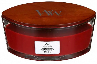 Свеча ароматическая Woodwick Ellipse Cinnamon Chai 453 г 