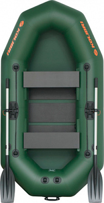 Човен Kolibri K-250T.01.01 з пайолом слань-килимок зелений