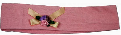 Пов'язка Danaya з квіткою рожевий B19-130/8