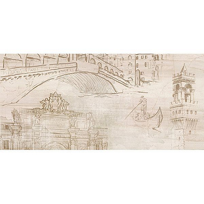 Декор Golden Tile Savoy Coliseum №6 401361 300x600 мм бежевый