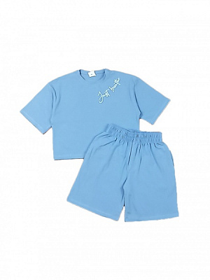 Костюм для мальчиков Luna Kids р.134 голубой 0059 