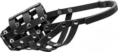 Намордник Collar мягкий (доберман, овчарка сука, далматин) черный