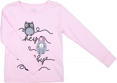 Пижама для девочек Фламинго р.122 розовый 247-222 