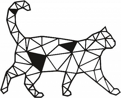 Панно Кот PN001 34x42 см 