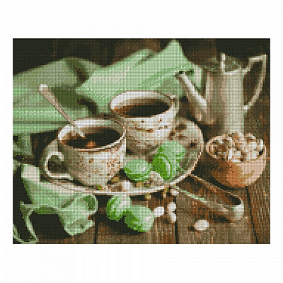 Картина стразами Завтрак с макарунами FA12225 Strateg 