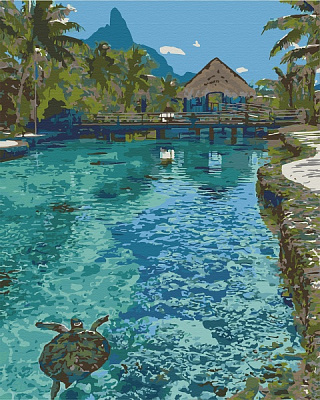 Картина за номерами Рай на землі 10578-АС 40х50 см ArtCraft