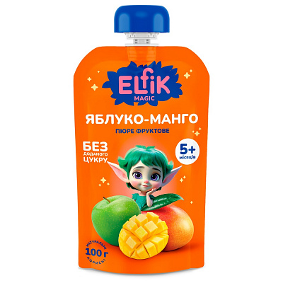 Пюре фруктовое Elfik Magic Яблоко-манго