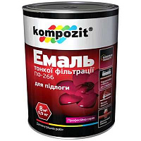 Эмаль Kompozit ПФ-266 для пола желто-коричневая 12 кг
