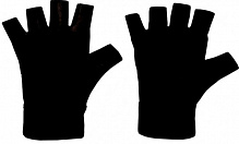 Рукавички для фітнесу Casall Exercise glove support Casall 54602-901 р. 4 чорний 