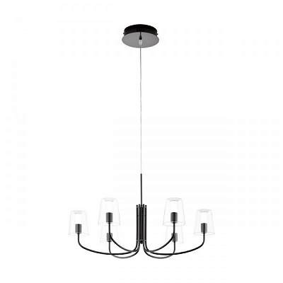 Люстра светодиодная Eglo Новента-1 6x3,3 Вт черный 