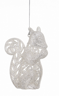 Підвіска пластикова олень/сова/білочка/ з присипкою асорт. 14 см EPI-P121411