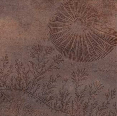 Плитка AZULIBER Амбре Антрацита 65 декор 65x65 