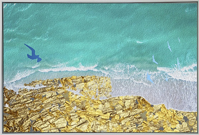 Картина на полотні Хвиля та вітер 55x80 см ТЕРРАВОЛ