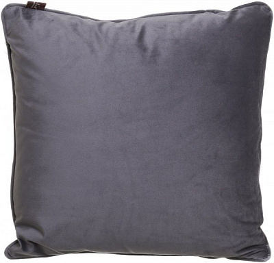 Подушка декоративна Велюр 45x45 см темно-сірий La Nuit